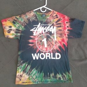 Stussy custom tie dye tee